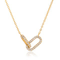 Crystal Interlocking Link Necklace | Skai Jewels