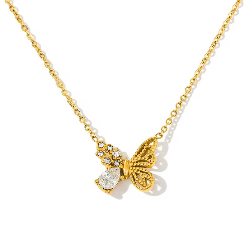 Butterfly Pendant Necklace