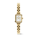 Daniel Wellington Quadro Mini Arch 3-link White Sunray Gold