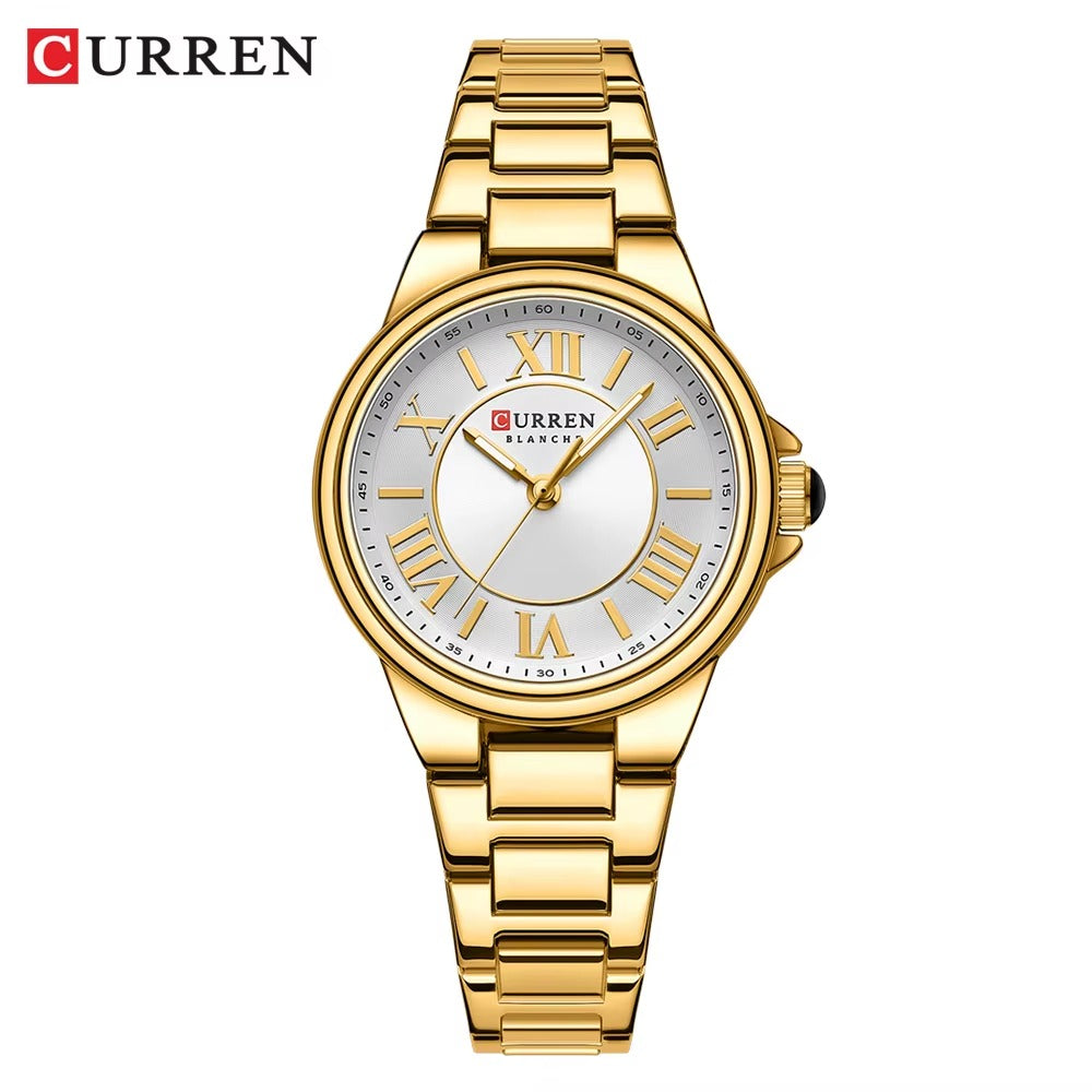 CURREN 9091 Women's Classic Roman Numeral Watch