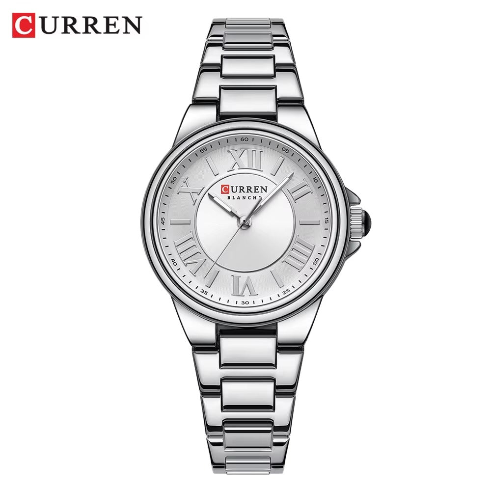 CURREN 9091 Women's Classic Roman Numeral Watch