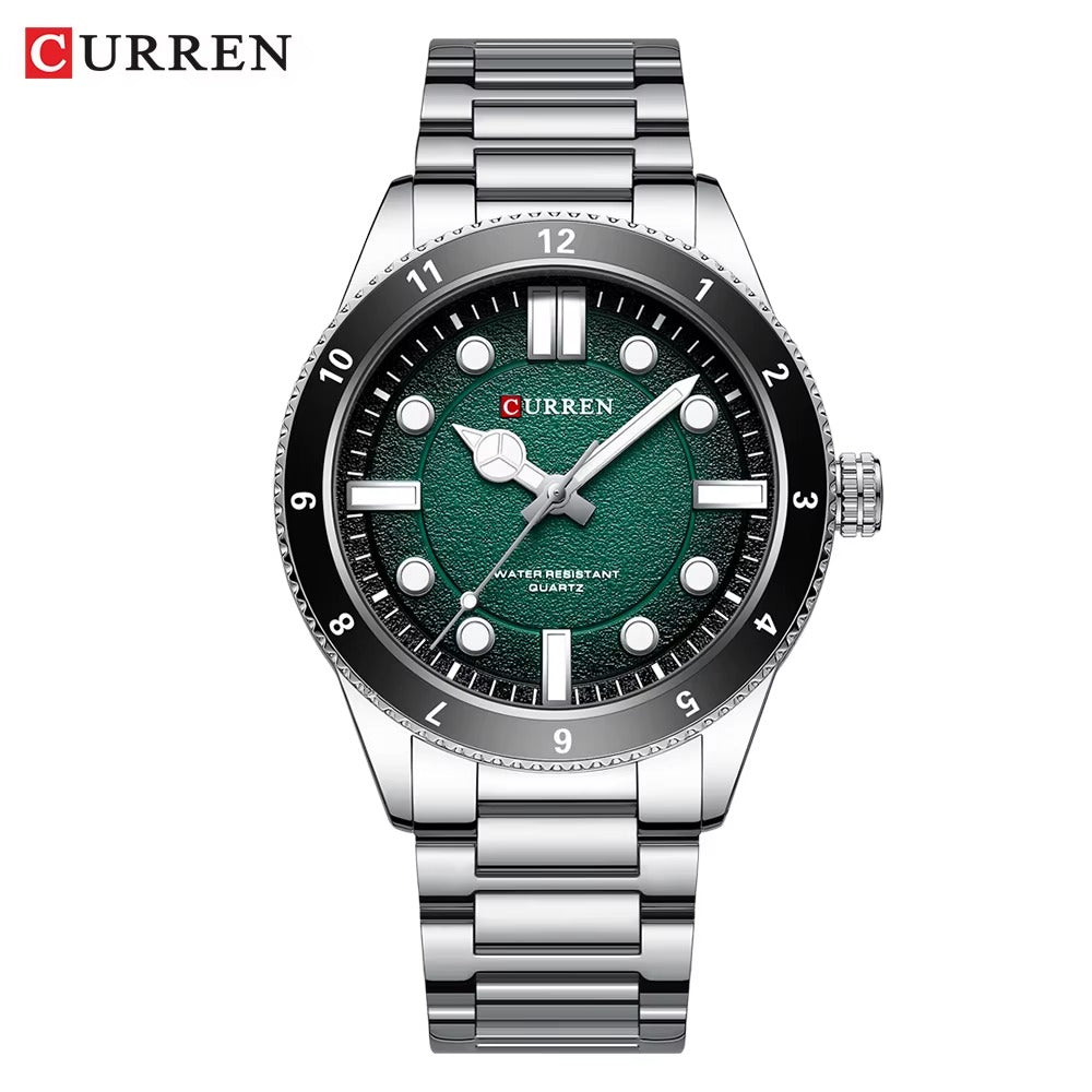 CURREN 8450 Men's Stainless Steel Luxury Quartz