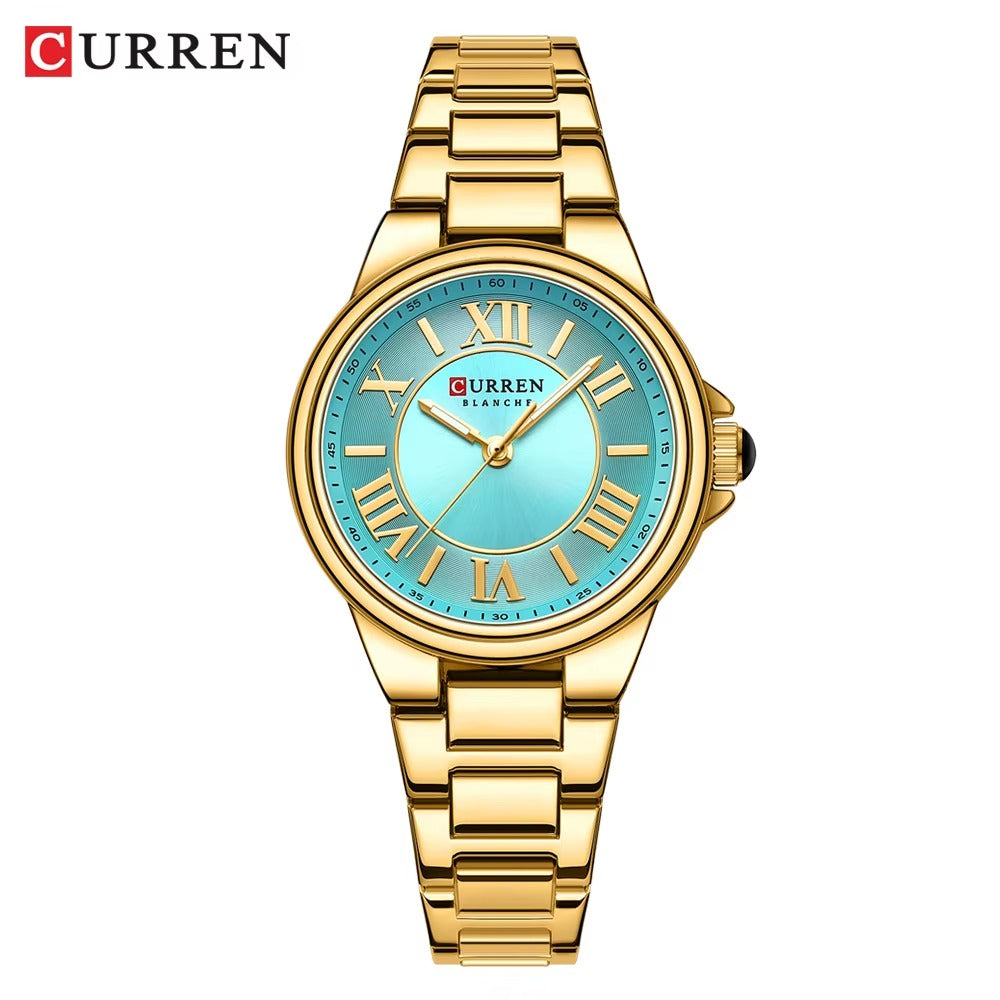 CURREN 9091 Women's Classic Roman Numeral Watch
