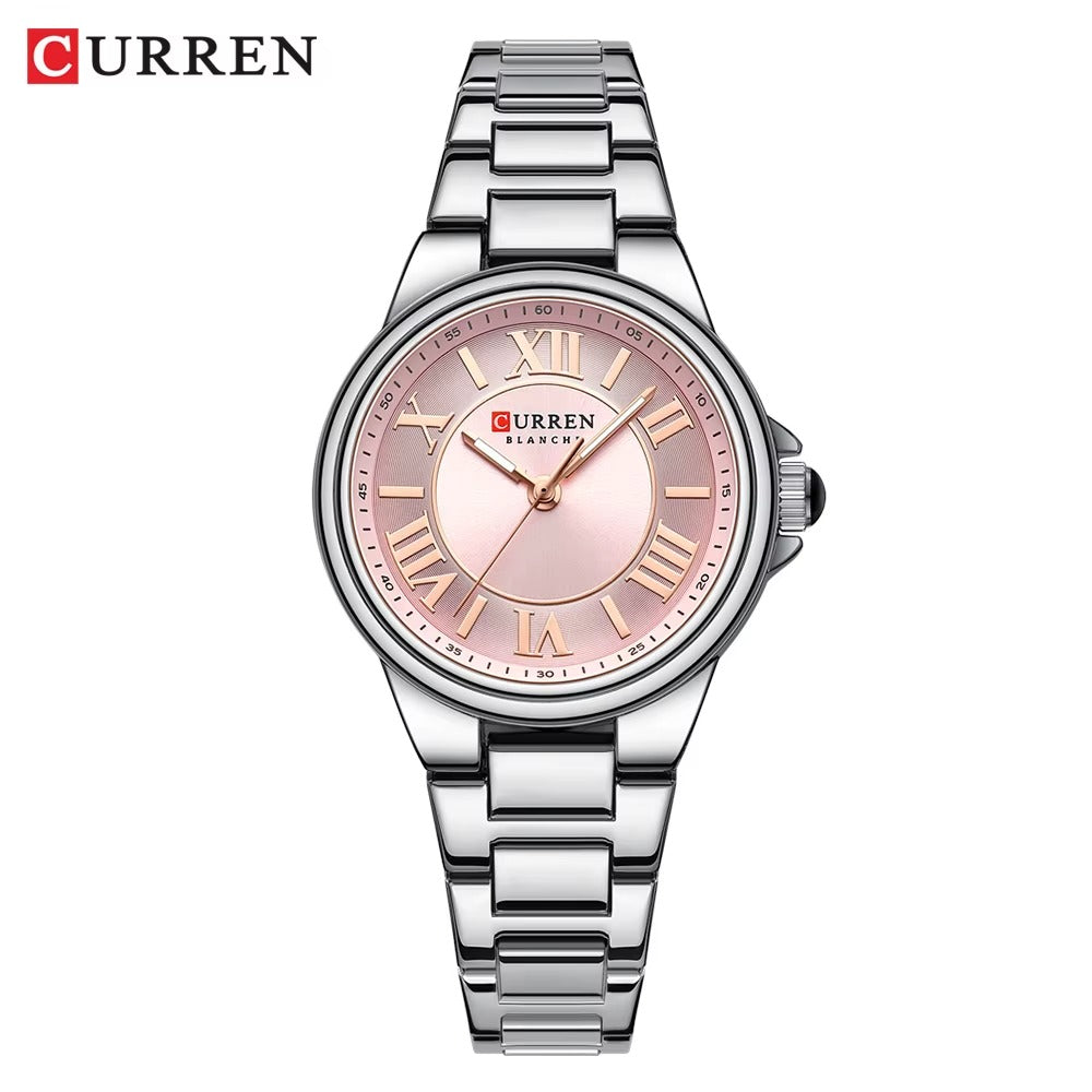 CURREN 9091 Women's Classic Roman Numeral Watch