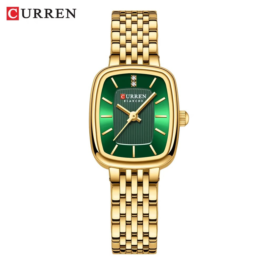CURREN 9093 Women's Elegant Rectangular Watch