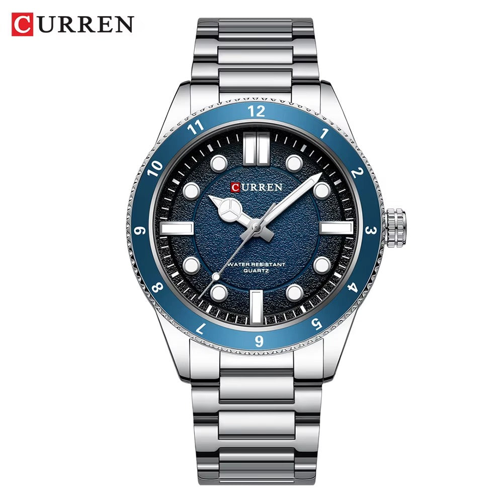 CURREN 8450 Men's Stainless Steel Luxury Quartz