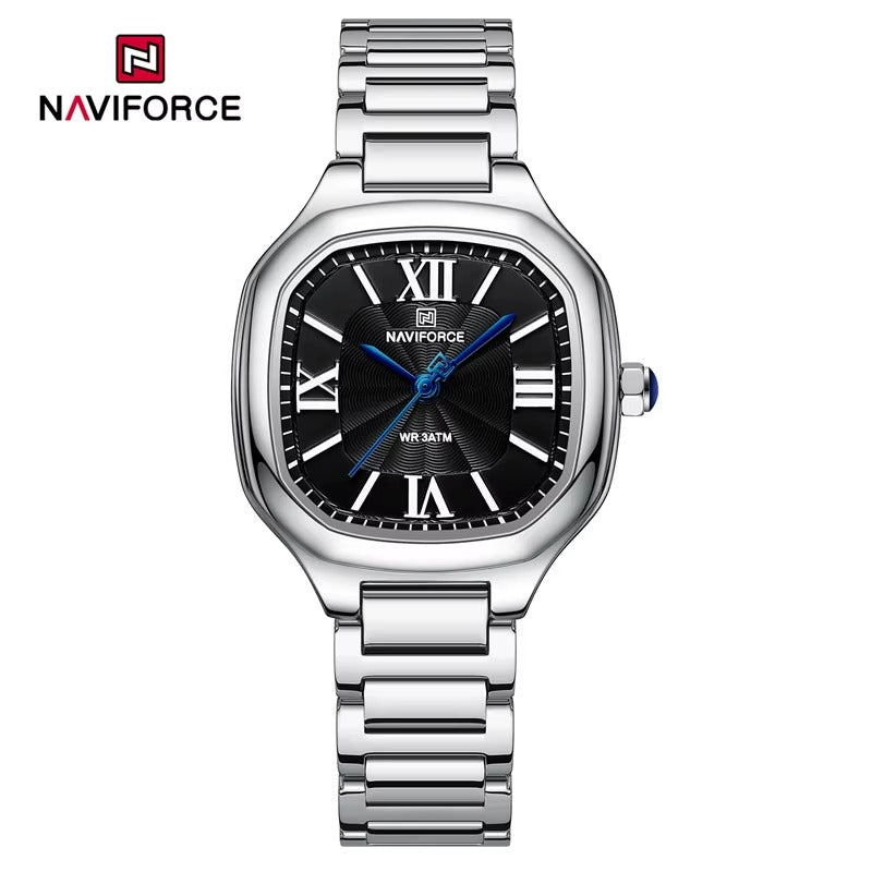NAVIFORCE 5042 Stainless Steel Private Label Women Watches High Quality Japan Movt Quartz Wristwatch Classic Retro Style