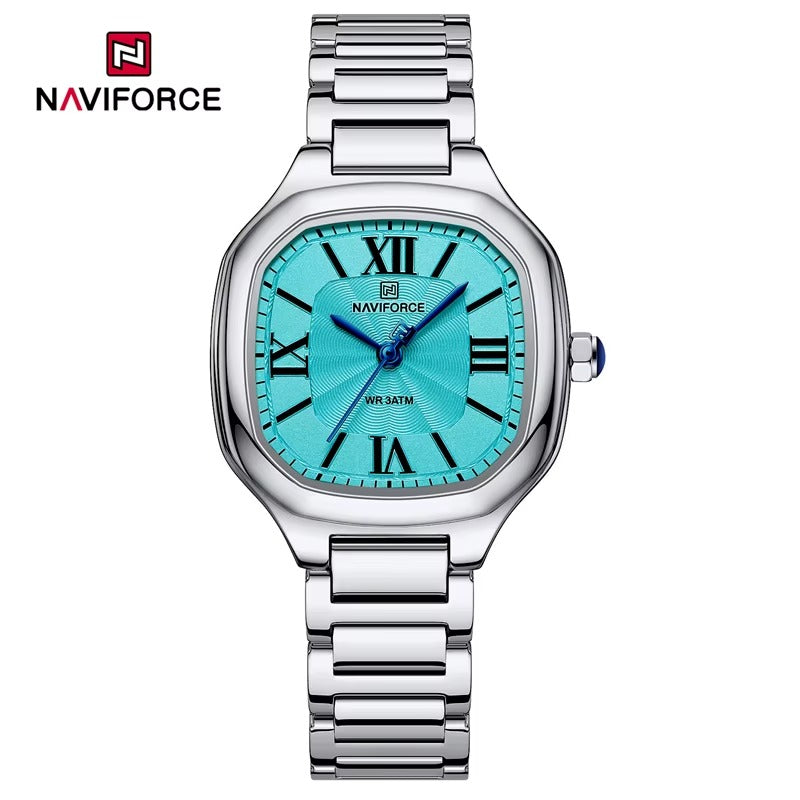 NAVIFORCE 5042 Stainless Steel Private Label Women Watches High Quality Japan Movt Quartz Wristwatch Classic Retro Style